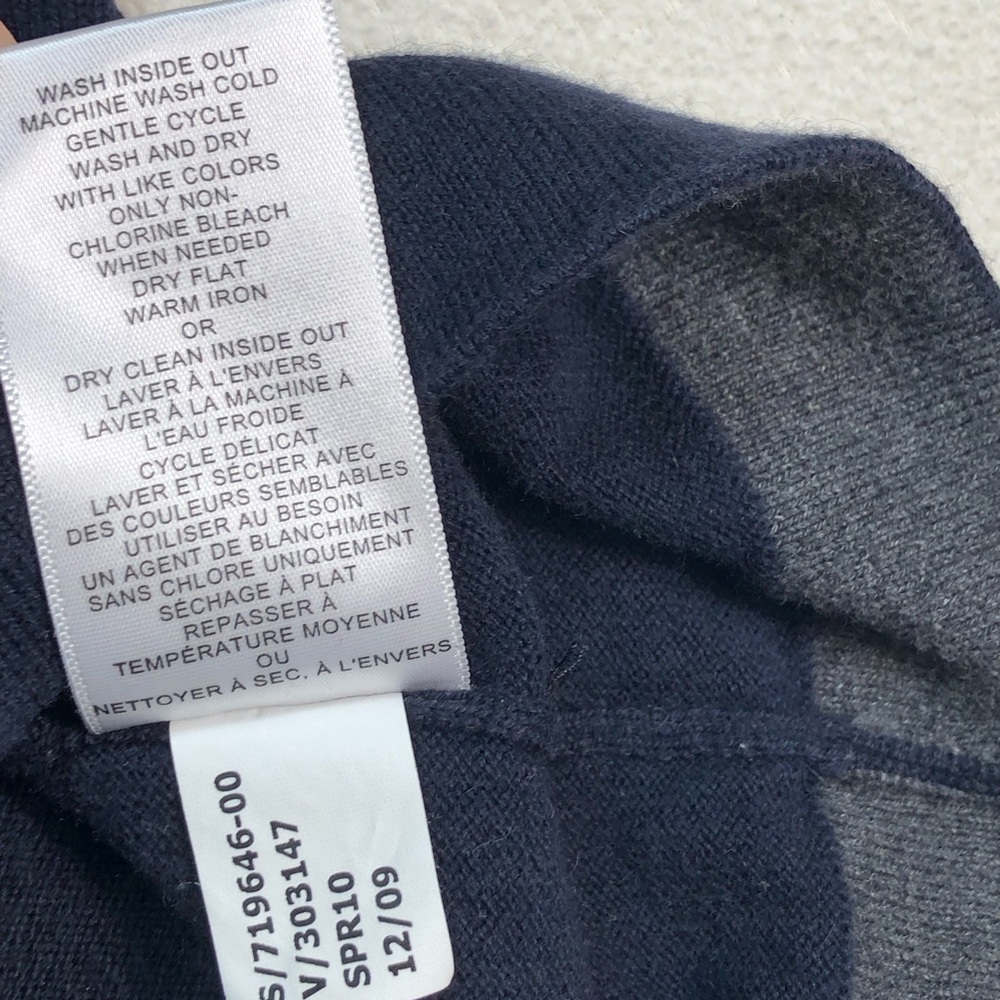 Banana Republic Pullover Men's L Cashmere‎ Cotton Button Sweater 1/4 - Picture 10 of 12